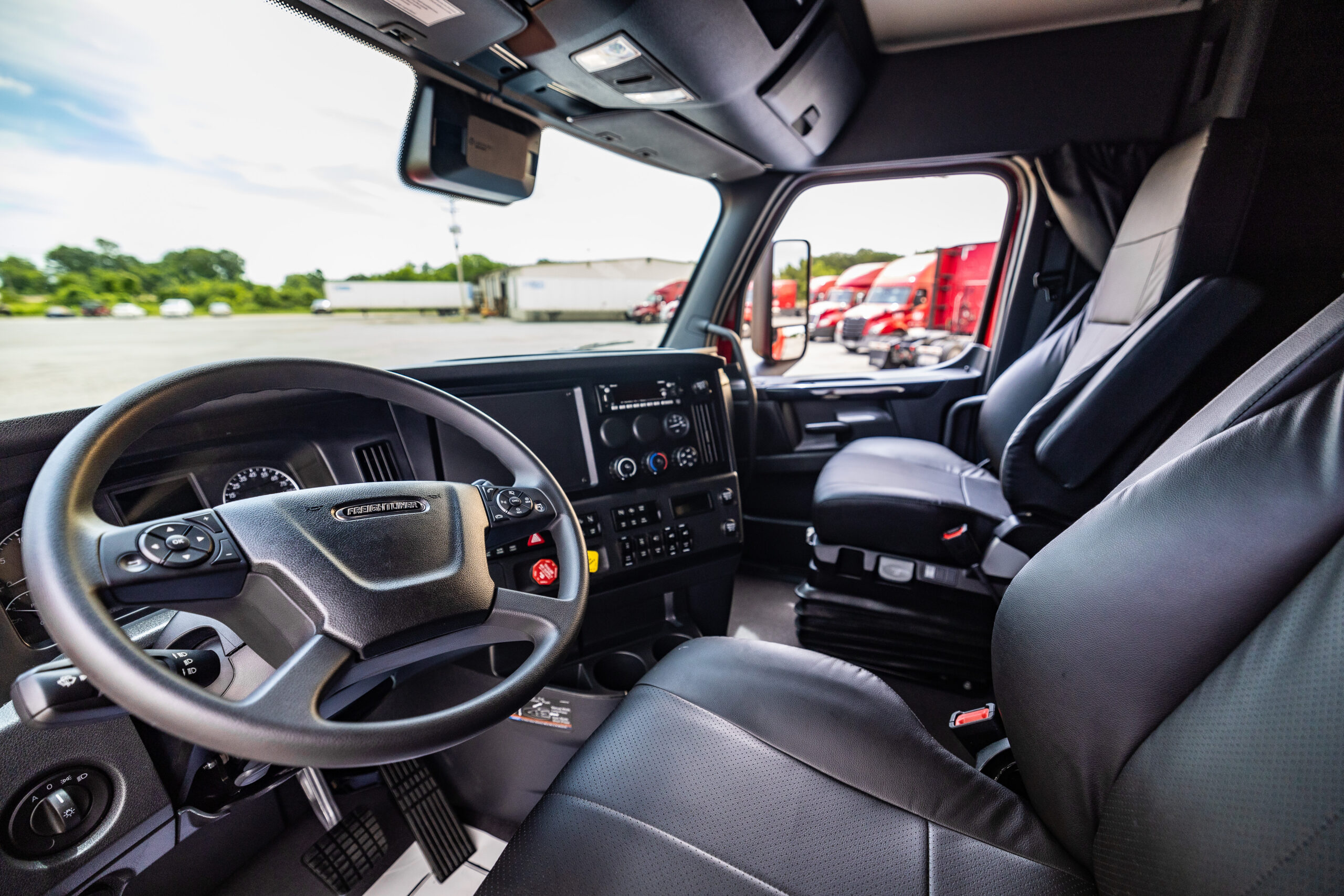 2026 International LT truck parked at Transco Lines terminal