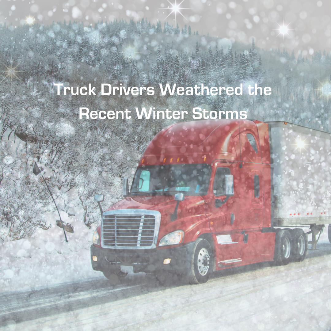 Truck Driver in the Snow